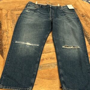 Madewell Women's Straight Leg Blue Jeans